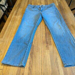 Levi Strauss Women's 16 Mid Rise Straight Medium Fade